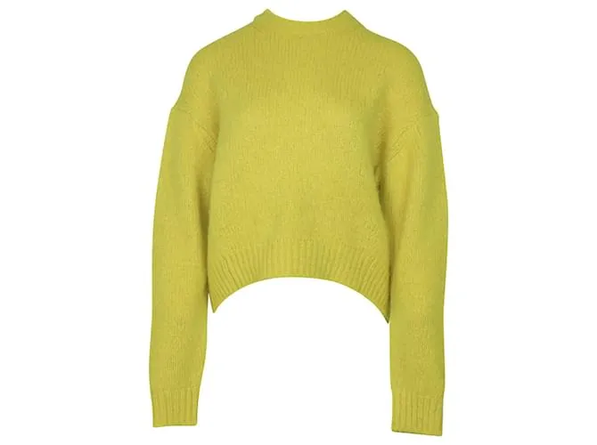 Autre Marque Jersey extragrande de Acne Studios en alpaca amarilla Shira Amarillo 