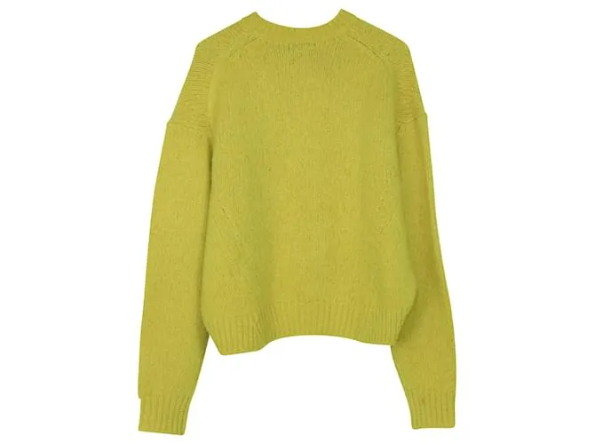 Autre Marque Jersey extragrande de Acne Studios en alpaca amarilla Shira Amarillo 