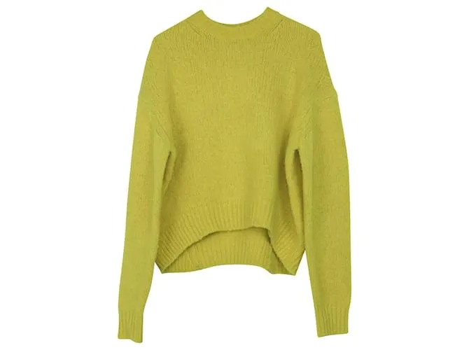 Autre Marque Jersey extragrande de Acne Studios en alpaca amarilla Shira Amarillo 