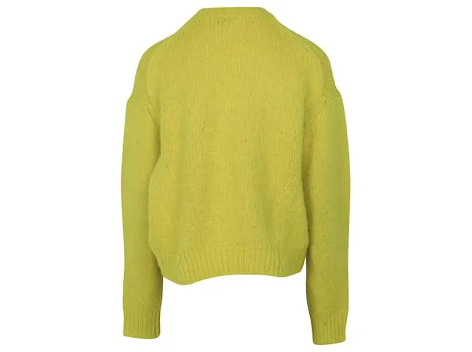 Autre Marque Jersey extragrande de Acne Studios en alpaca amarilla Shira Amarillo 