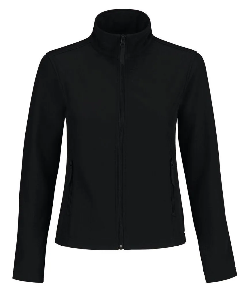 B&C BCI7F - Jersey Soft-Shell ID.701 para mujer - Black/Black