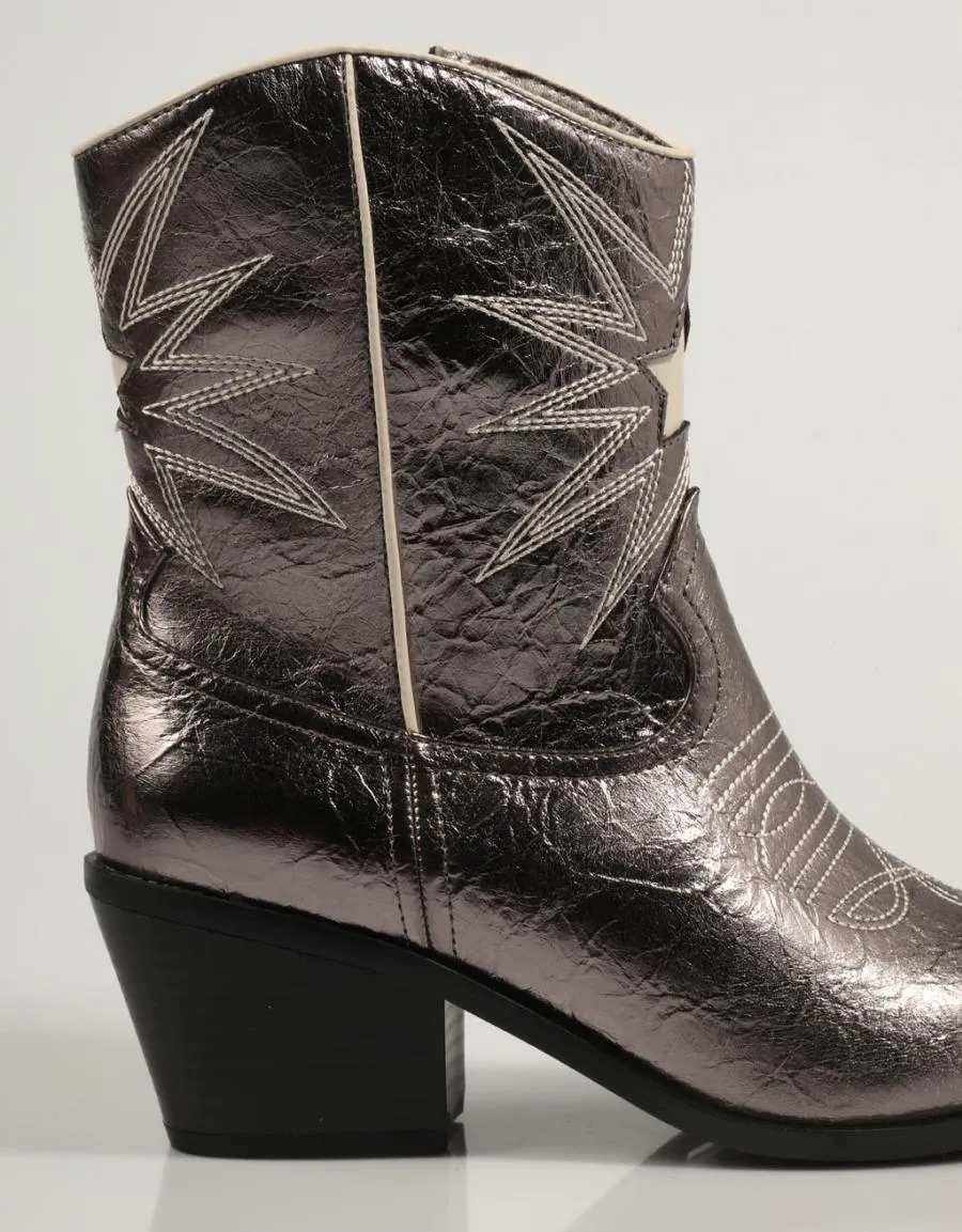  bottines LA STRADA 2203459 en Platine 84054