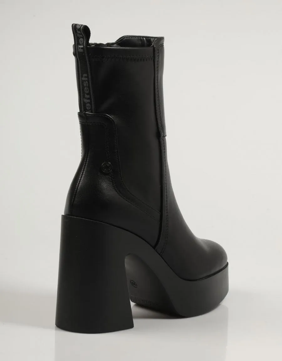  bottines REFRESH 171434 en Noir 83780