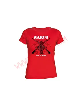 Camiseta Chica MC Narco (Roja)