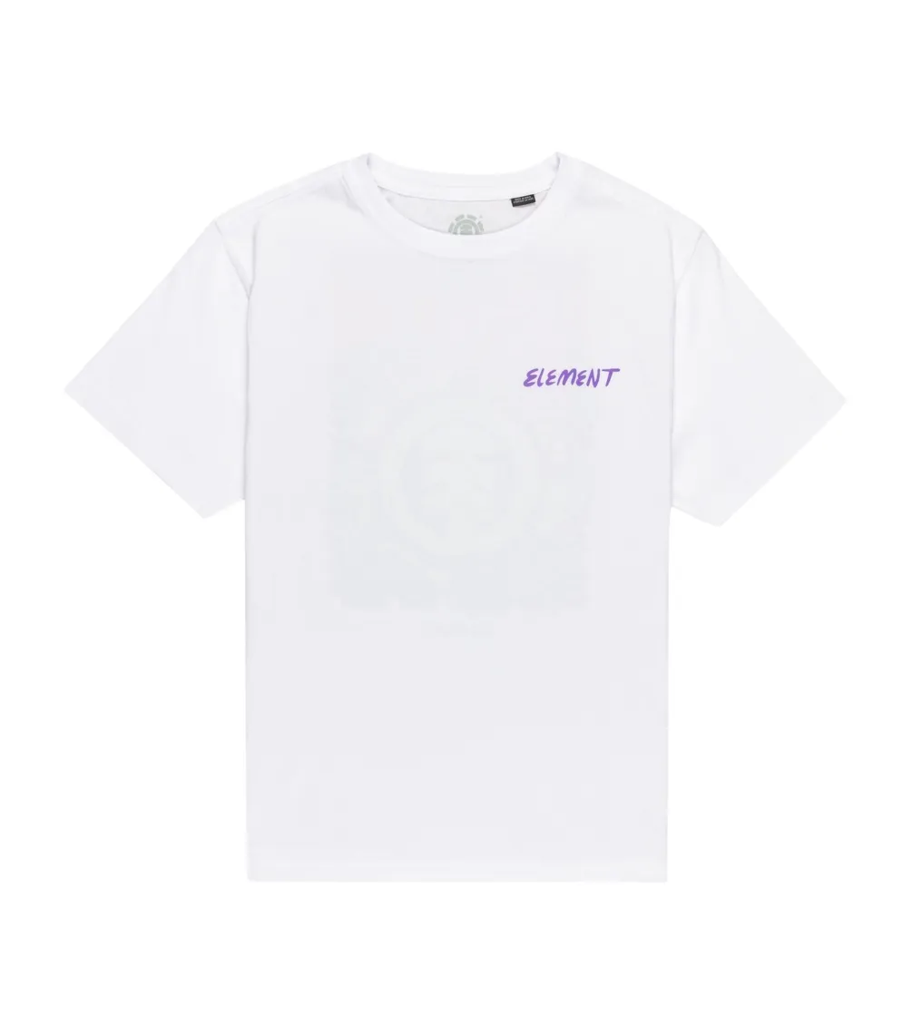 Camiseta ELEMENT Jurassic  Tees -Bright White - Solid