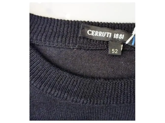 Cerruti 1881 CERRUTI JERSEY BOYFRIEND MIXTO TRENDY LOOSE Negro 