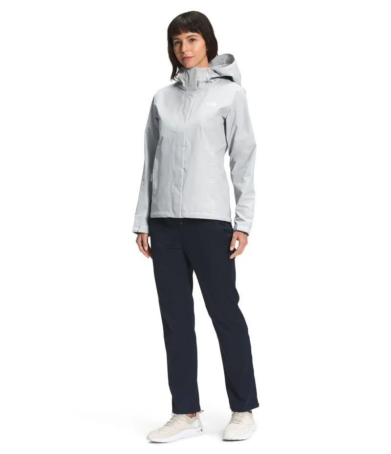 Chaqueta Para Mujer Venture 2 Impermeable Color Gris The North Face