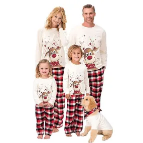 Christmas pajamas matching family pyjamas  pajamas set deer adult kid clothes top pants xmas sleepwear set baby romper