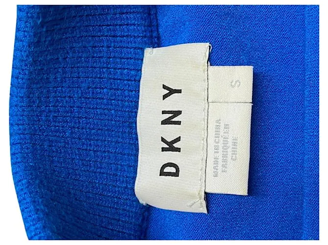 Donna Karan Conjunto de jersey y falda en viscosa azul de DKNY 