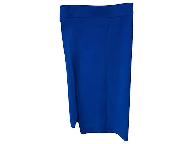 Donna Karan Conjunto de jersey y falda en viscosa azul de DKNY 