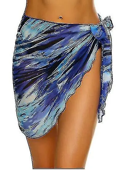 Envoltura de playa Sarong Traje de baño Cover Ups para mujeres Transpirable Secado rápido Sarong Falda