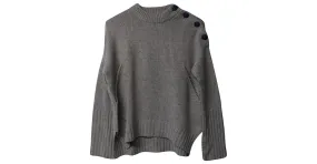 Jersey Alma de cachemira gris de Zadig & Voltaire 