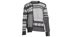 Jersey de grecas alpinos en lana gris de Alexander McQueen 