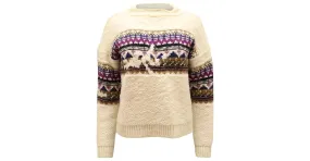 Jersey Isabel Marant Etoile Elsey Fair Isle de lana blanca Blanco Crudo 