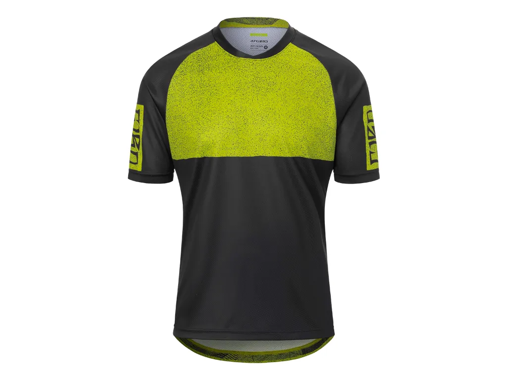 Jersey  M/C Giro Ls Roust Ano Negro-Lima L