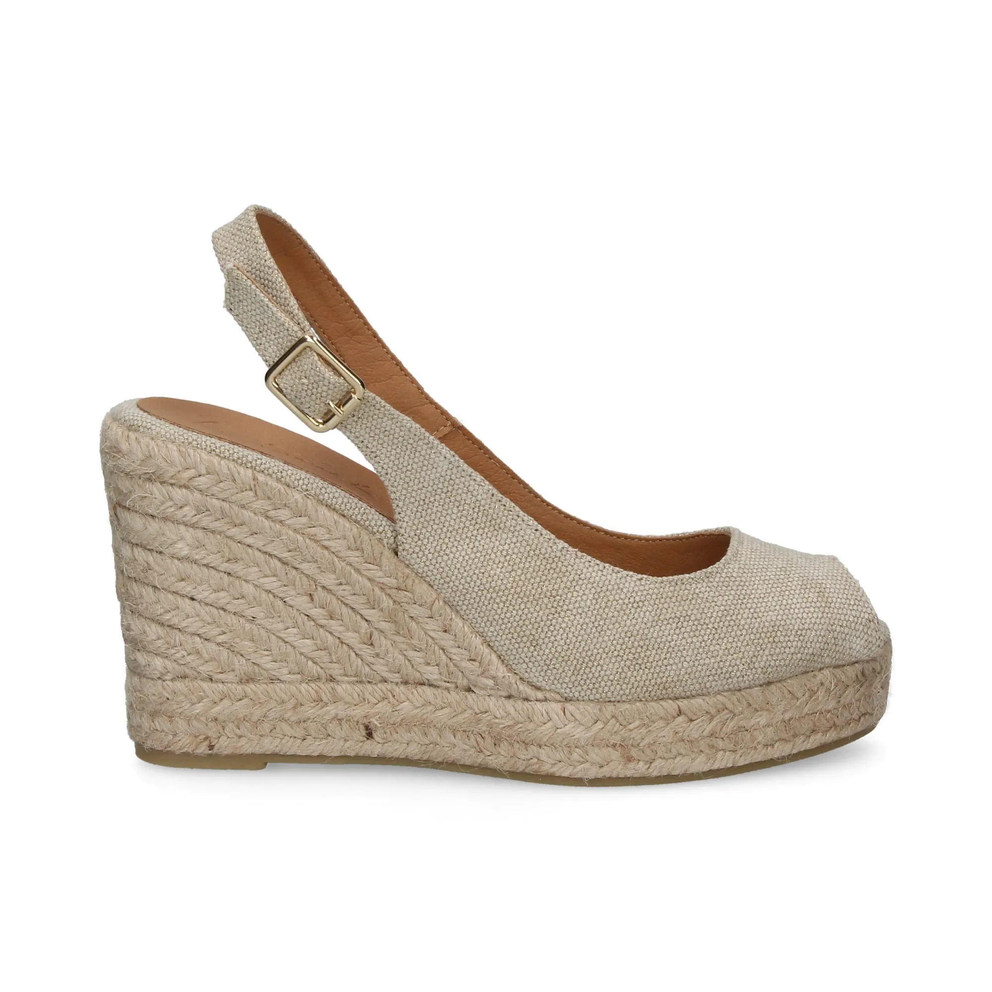 LA SANTA Zapatos cuña BEIGE