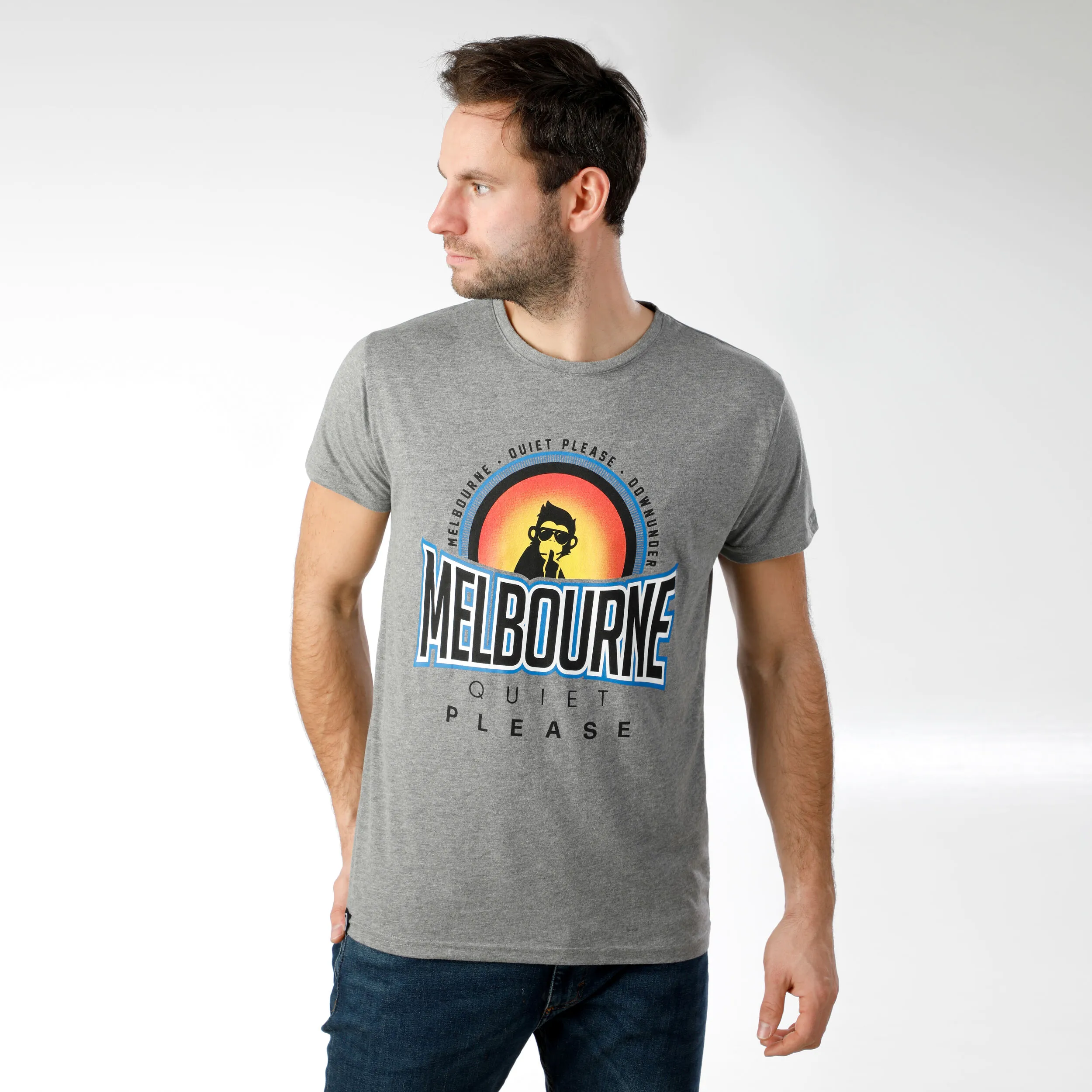 Melbourne Sunrise Camiseta De Manga Corta Hombres