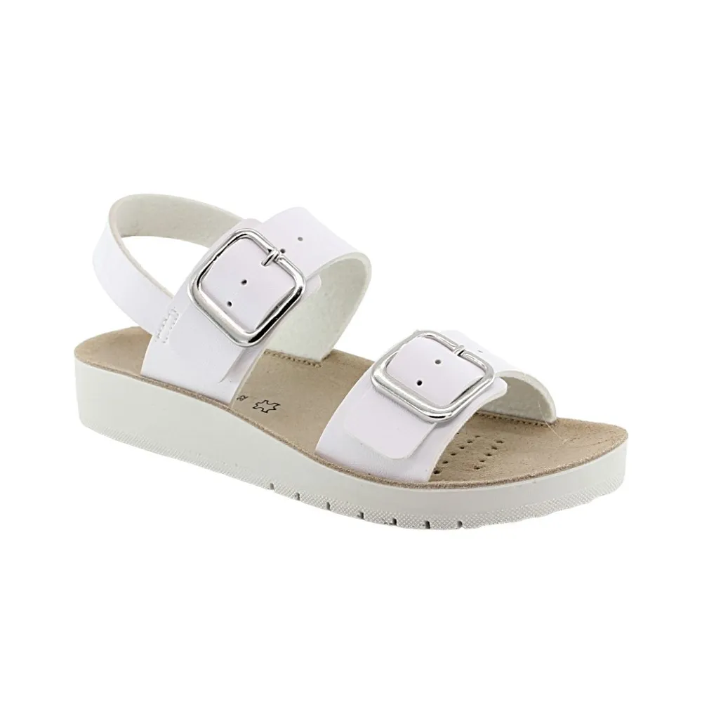 Sandalias Geox Costarei Blanco 2 hebillas