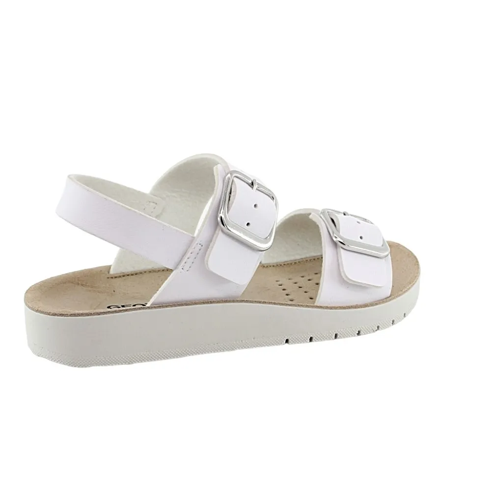 Sandalias Geox Costarei Blanco 2 hebillas