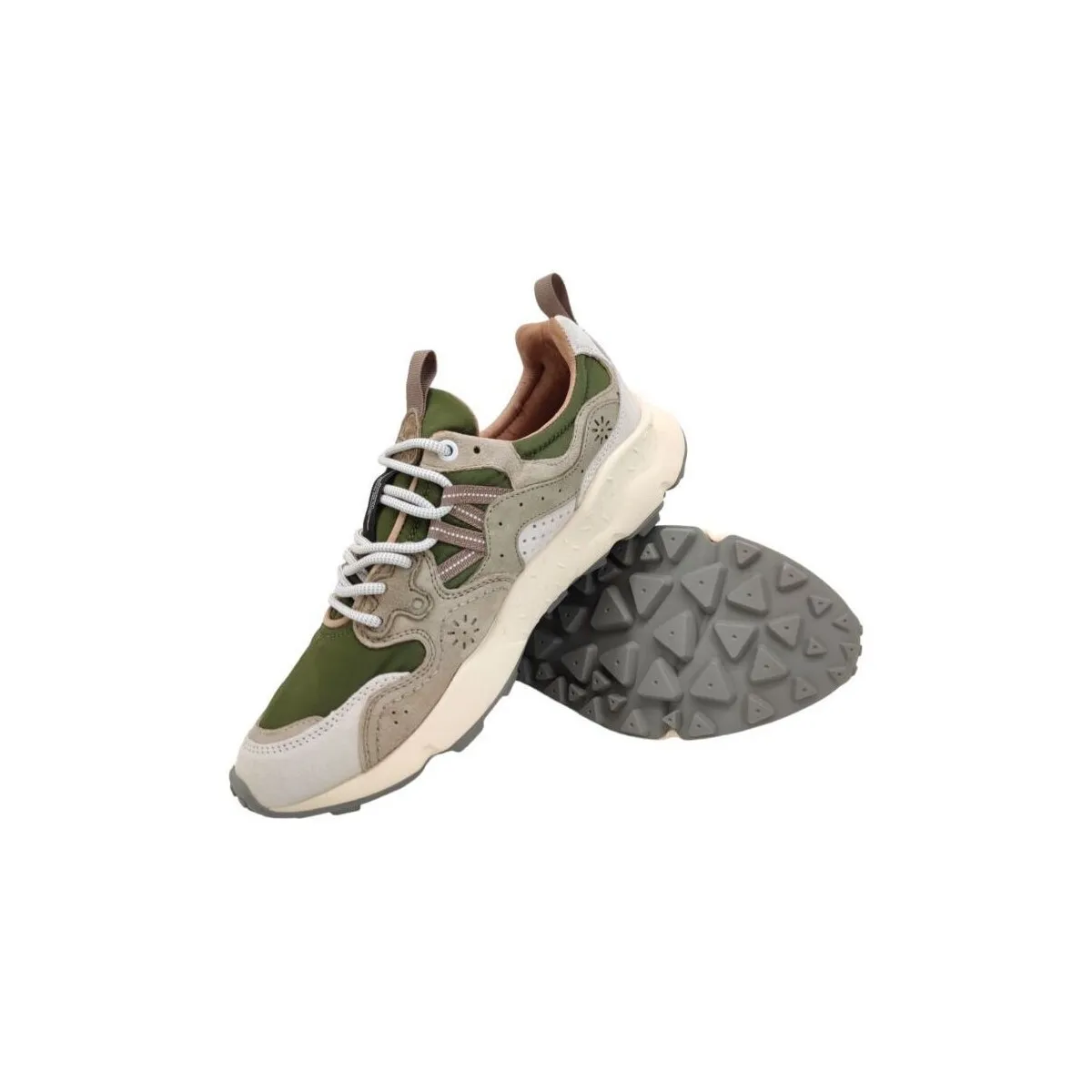 Zapatillas Yamano 3 Hombre Off White/Military/Green