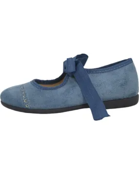 Zapatos TOKOLATE  de Niña ANGELITO PICADO  AZUL